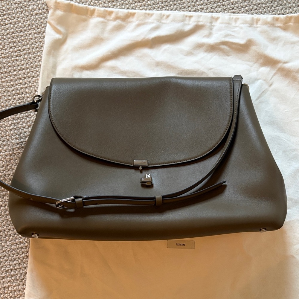 Brand New Toteme Taupe T-Lock Bag